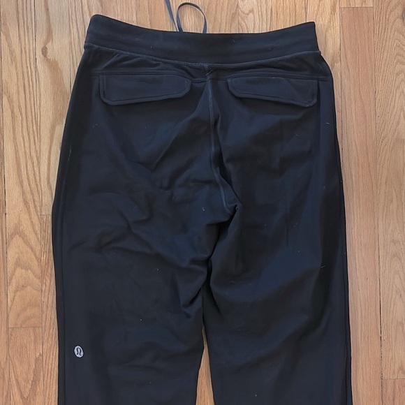 Lululemon sz M men’s pull on track sweatpants black great pre owned condition - Picture 4 of 6